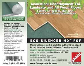 Foam S, Moisture Barrier Underlayment For Hardwood Floors
